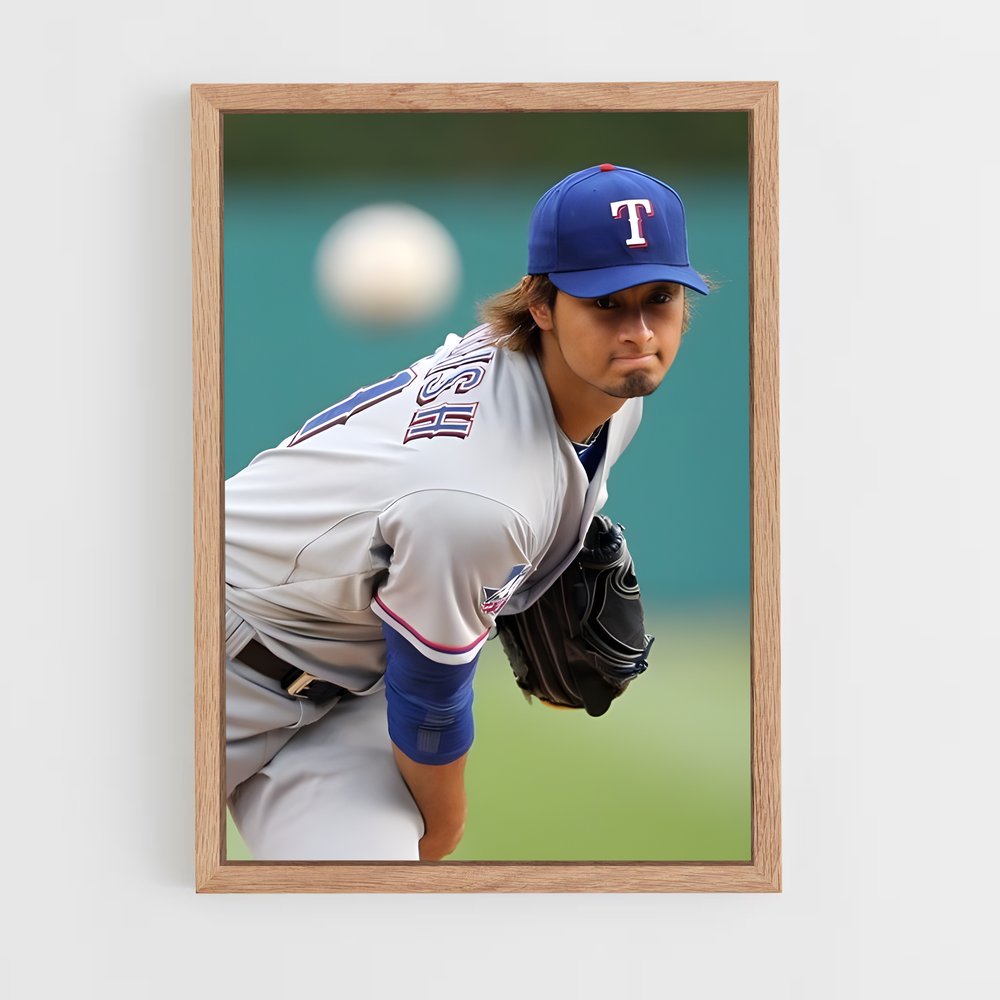 Poster darvish baseball (vue 4)